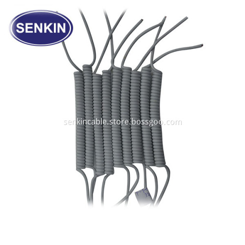 Tinned Copper TPU/PU Spiral Data Cable